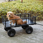 Garden Wagon Cart Heavy Duty 880 LBS Steel Utility Cart - Image 8