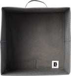 Amazon Basics Cube Organizer Storage Bins Handles, Collapsible Fabric, - Image 3