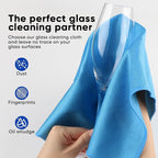 HOMEXCEL Microfiber Glass Cleaning Cloth 12 PK, Lint Free Streak Free, Reusable - Image 3
