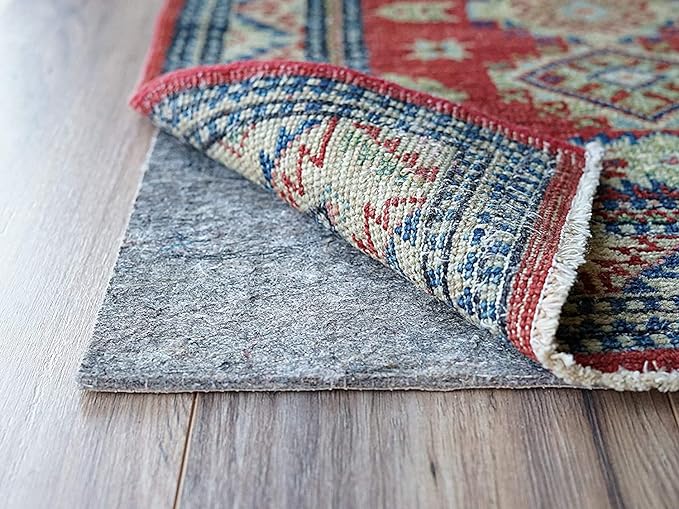 RUGPADUSA - Dual Surface - 6' Square - 1/4" Thick - Felt + Rubber - Non-Slip - Image 4