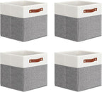 DULLEMELO 11x11 Storage Cubes, Collapsible Sturdy Cube Storage Bins by DULLEMELO