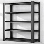 5-Tier Garage Shelving Heavy Duty, 3000 LBS Capacity Metal Storage Rack 24" D x by Nexvrtau