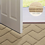 hicorfe Indoor Door Mat, Non Slip Door Mats, Absorbent Resist Dirt Entrance - Image 4
