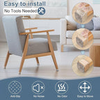 24PCS Square Chair Leg Floor Protectors - Image 5