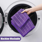 Homaxy Microfiber Kitchen Towels and Dishcloths Set, 12 Pack Soft and Absorbent - Image 7
