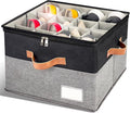 Shoe Organizer for Closet, Foldable Shoe Storage Bins by RONCHIL