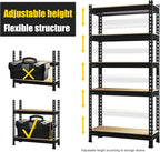 PrimeZone Storage Shelves 3 Pack 5 Tier Adjustable Garage Storage Shelving - Image 5