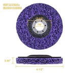 12 Pack 4-1/2" x 7/8" Strip Discs Stripping Wheel Fit Angle Grinder Clean and - Image 3