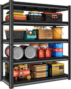 48" W Garage Shelving Heavy Duty，3000LBS Loads Adjustable Garage Storage Shelves by Rufokisa