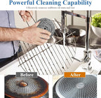 40 Pcs Stainless Steel Scrubber Bulk, Heavy Duty Steel Wool Scrubber 40 Gram - Image 4