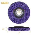 6 Pack 4" x 5/8" Strip Discs Stripping Wheel Fit Angle Grinder Clean and Remove - Image 3
