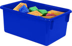 Wood Designs Cubby Storage Bin, Heavy Duty Plastic Containers - Image 3