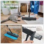 MAVRIZ Rubber Broom Carpet Rake - Image 3