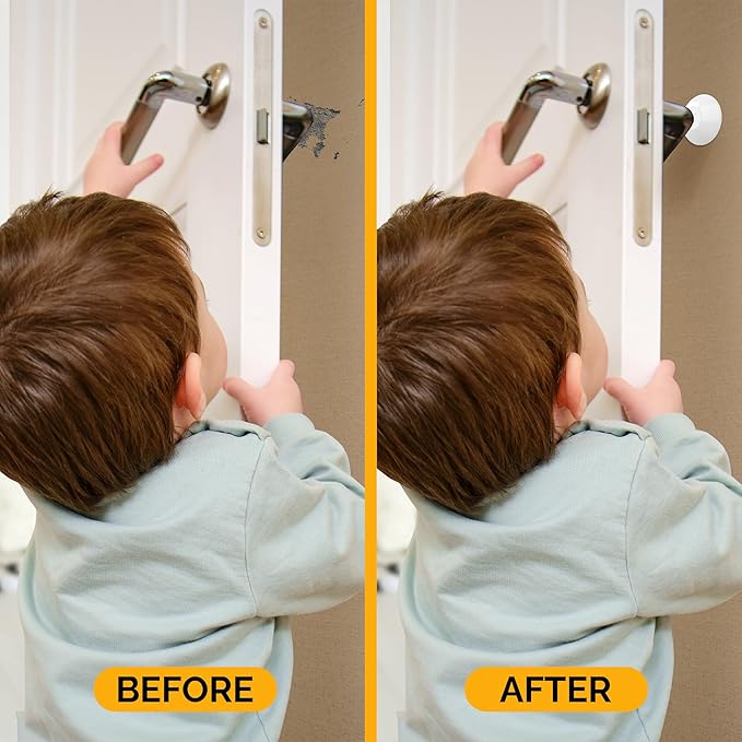 Ducki Wall Protectors -4 Pack White- Self Adhesive, Reusable Solution - Image 7