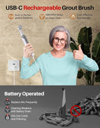 kHelfer Rechargeable Electric Grout Brush - Image 2
