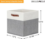 DULLEMELO Storage Cubes 13 inch, Collapsible Sturdy Cube Storage Bins - Image 2
