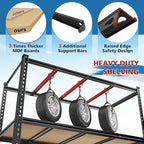 59.8"W Metal Shelving 59.8"H Storage Shelves 2200LBS Garage Shelving Adjustable - Image 6