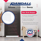 Adhesive Backed Door Draft Stopper – Silicone Under Door Sweep - Image 5