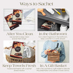 Floral Simplicity Pumpkin Spice Scented Sachets Pack of 6, Fall & Winter - Image 5