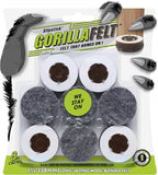 Slipstick GorillaFelt 1-1/2 Inch Felt Glides/Furniture Feet Floor Protectors by Slipstick