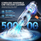 Cordless Handheld Car Vacuum Cleaner, 000Pa High-Power Rechargeable Dust Buster - Image 2