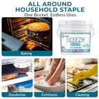 TradeGrade Pure Baking Soda Powder – 1 Gallon Bucket, Sodium Bicarbonate Powder - Image 4