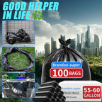 Brandon-super 55-60 Gallon Trash Bags, Sturdy & Tear-Resistant Commercial Can - Image 7