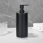 Matte Black Conditioner Dispenser Luxurious Refillable Pump Bottle - Image 6