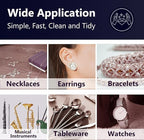 XIAOXINGYUN 10 PCS Silver polishing Cloth, Jewelry Cleaning Cloth - Image 6