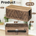 Set of 2 Paper Towel Dispenser Wall Mount, Paper Towel Holder Wall Mounted - Image 7