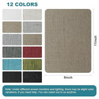 J.CARP 2Pcs Linen Repair Patches, Large Self-Adhesive Fabric Patch - Image 2
