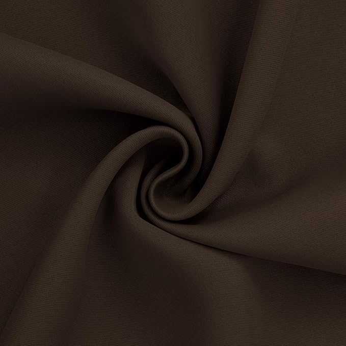 BGment Brown Blackout Curtains for Kitchen Cafe Window - Image 8