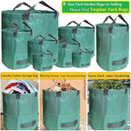 Professional 3-Pack 137 Gallon Lawn Garden Bags Big Yard Waste Bags - Image 3