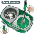 Dual Compartment Spin Mop and Bucket, Mop and Bucket - Image 2