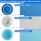 40 Pieces Polishing Bonnet Pads, Car Polisher Pad Bonnet 5-6 Inch, Car Buffer - Image 5