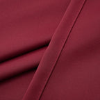 Pickluc Burgundy Cafe Curtain 36 Inches Length, Rod Pocket Small Kitchen Curtain - Image 4