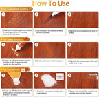 Lifreer Wood Repair Kit, Touch Up Marker, Wood Putty, Wood Crayon - Image 2