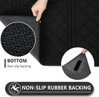 REFETONE Indoor Doormat, Front Back Door Mat 32"x40" Absorbent Rubber Backing - Image 5