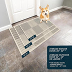 Ultra Thin Door Mat Indoor Entrance, 1/10 in Thin Door Mats - Image 7