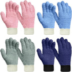 MIG4U 4 Pairs Microfiber Gloves by MIG4U