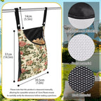 2 Pcs Floral Clothes Pin Hanging Bag - Image 7