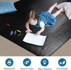 Chair Mat for Carpet, Non-Slip Office Vinyl Mat for Carpet - Image 7