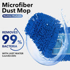 Matthew 24'' Microfiber Loop Dust Mop Washable Commercial&Residential Heavy - Image 2
