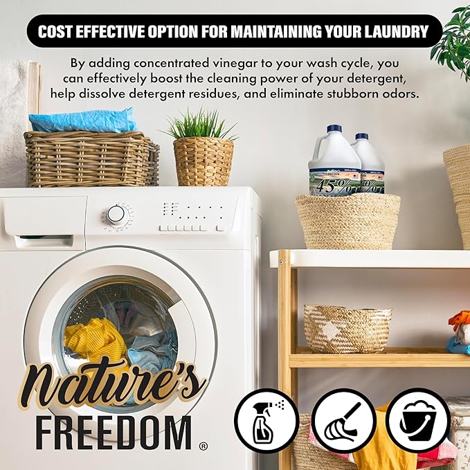 Nature's Freedom 45% Concentrated Vinegar, 1 Gallon - Image 6