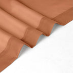 Chyhomenyc Sheer Orange Tier Curtains 24 Inch Length, Small Window Curtains - Image 8