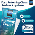 Inspire Thick Rinse Free Body Wipes, Extra Large Washcloths - Image 3