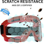 6 Pack Safety Goggles, ANSI Z87.1 Anti-Fog Lab Goggles, Adjustable Protective - Image 4