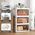 AHEONLAR 144 Quart 3 Tier Plastic Storage Bins - Image 2