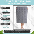 ENKOSI Extra Large Shower Mat Non Slip - Image 3