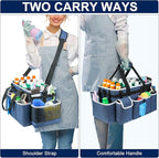Cleaning Caddy Bag, Extra Large Cleaning Supplies Organizer - Image 5